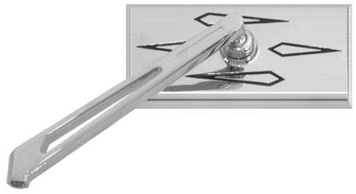 Emgo 20-26344 Rectangular Buffalo Mirror - Left