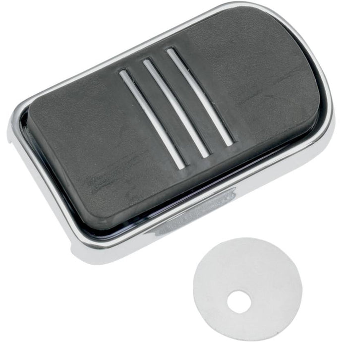 Drag Specialties 1611-0032 Streamline Brake Pedal Pad - Chrome