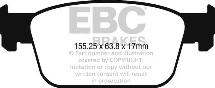 Ebc DP22273 EBC Greenstuff Brake Pad Sets