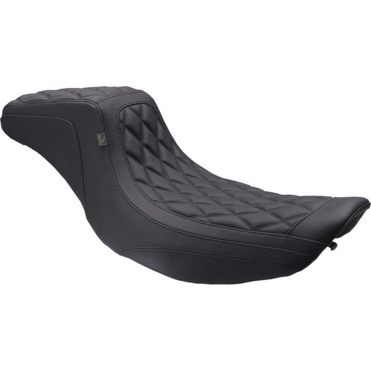 Mustang 78807 One Piece 2-Up Squareback Seat - Black Stitch