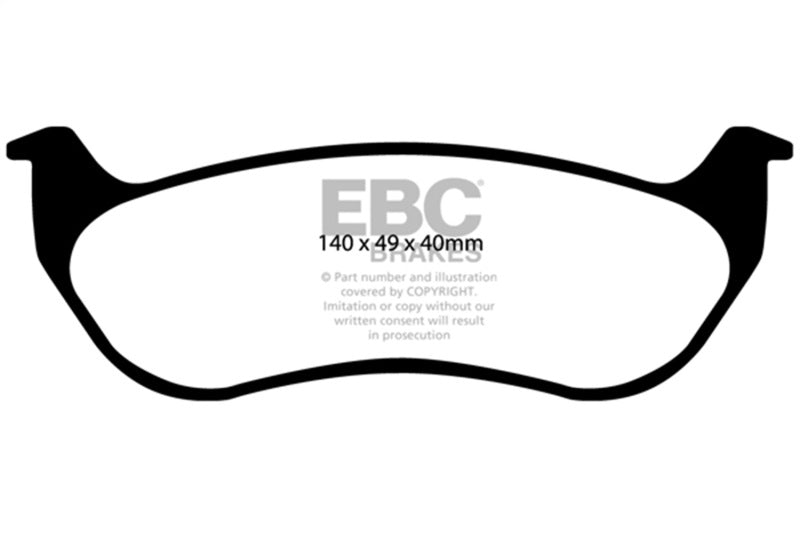 Load image into Gallery viewer, Ebc DP41673R EBC Yellowstuff Brake Pad Sets
