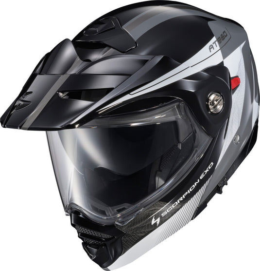 Scorpion EXO-AT960 Topographic 2 Helmet (XX-Large, Black/Gray/White)