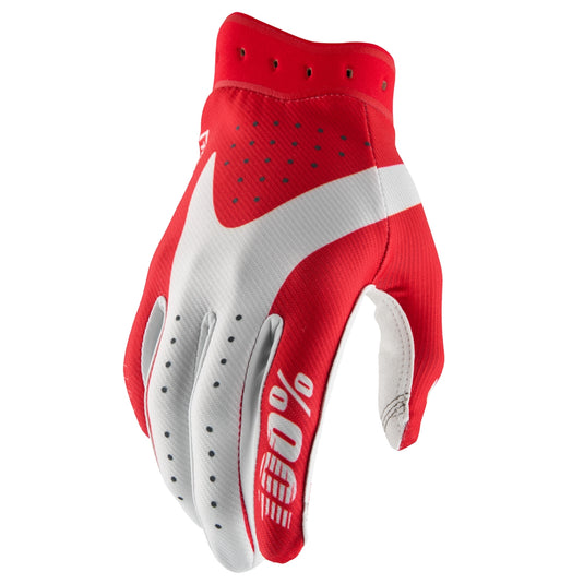 100% iTrack 2 Youth Gloves (Medium, Red)