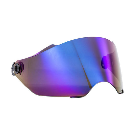 Fly Racing Face Shield for Trekker Helmets - Blue Iridium
