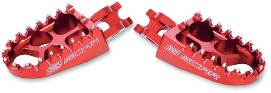 Scar Racing S3515R Evolution Racing Footpegs - Red