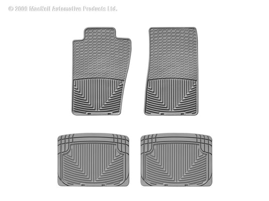 Weathertech W11GR-W20GR WT Rubber Mats - Front - Grey