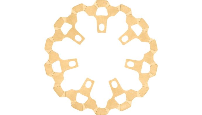 Lyndall Racing Brakes 3-622 Front Brake Rotor - 11.8in. - Gold