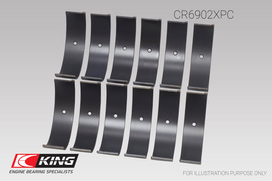 King Engine Bearings CR6902XPC KING Connecting Rod Bearings