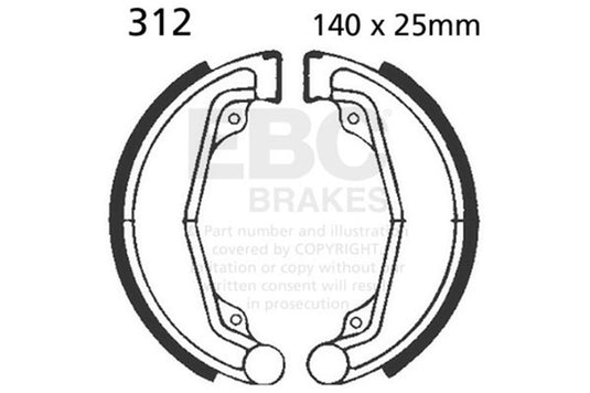 Ebc Powersports 312 EBC FA-SFA-X Brake Pads