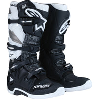 Moose Racing Tech 7 Boots by Alpinestars Black/White/Gray Black