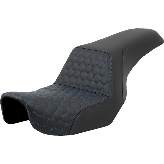 Saddlemen 806-04-17701 Step-Up HC Seat - Blue Stitching