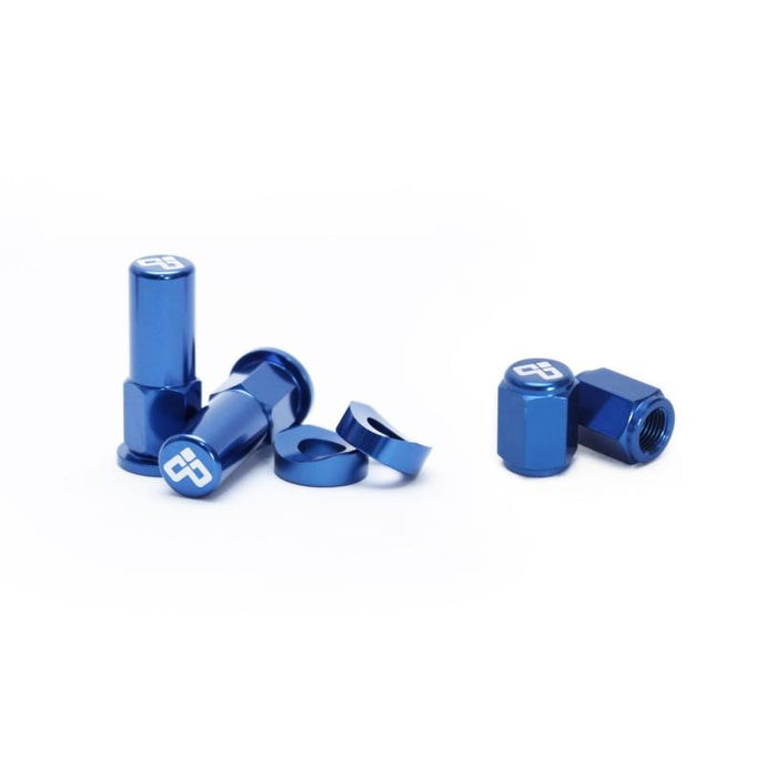 Dubya 68-051D Rim Lock & Valve Stem Cap Kit - Blue