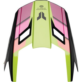 Thor Visor Kit for Fleet Youth Helmet - Black/Green