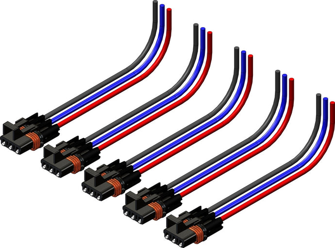 Kfi Products 102505 3-Pin Winch Harness - 5/Pk