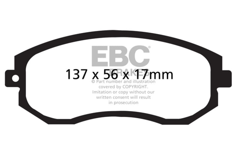 Load image into Gallery viewer, Ebc DP41884R EBC Yellowstuff Brake Pad Sets
