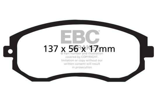 Ebc DP41884R EBC Yellowstuff Brake Pad Sets