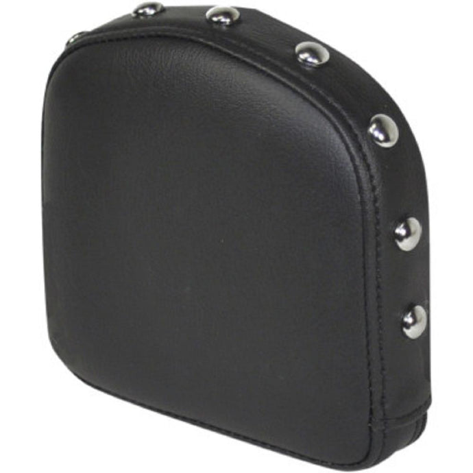 Saddlemen 040801 Gravestone Sissy Bar Pad for Renegade Style Seat - Chrome Studded - 6.5in. x 6.5in.