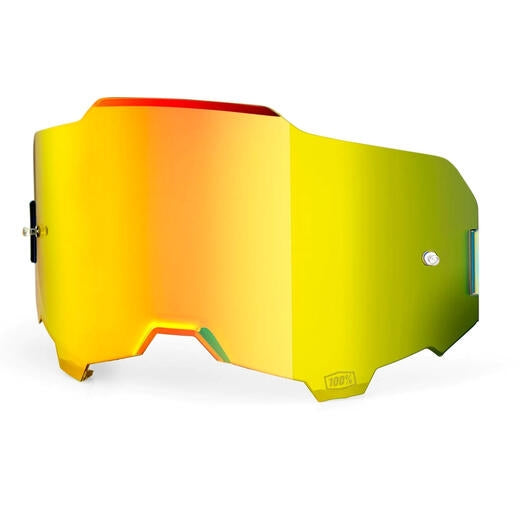 100% Replacement Injected Lens for Armega Goggles - Mirror Gold