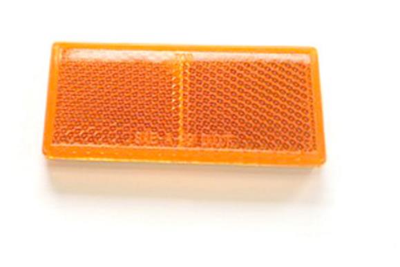Wes Industries 110-0036 Stick On Yellow Reflector for AV-Wind Front Box