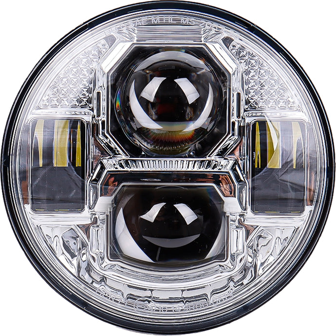 Pathfinder UV5C Rugged Ultra View Headlight - 5.75in. - Chrome