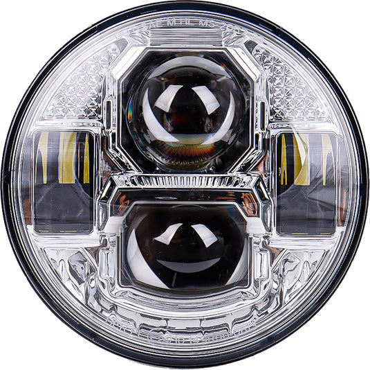 Pathfinder UV5C Rugged Ultra View Headlight - 5.75in. - Chrome