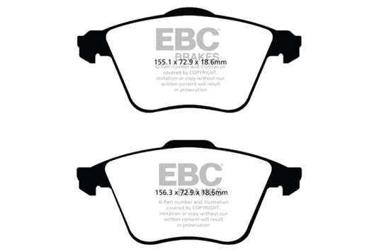 Ebc DP41574R EBC Yellowstuff Brake Pad Sets