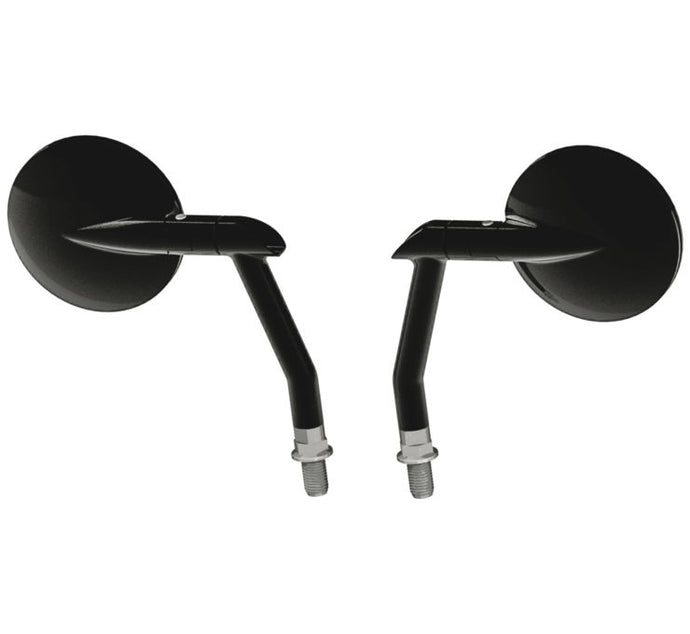 Burly Brand B16-1501B Hot Rod Mirror Set for Rebel
