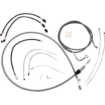 Magnum 5891141 XR Stainless Dot Handlebar Installation Kit - 12in-14in. - Chrome Fittings