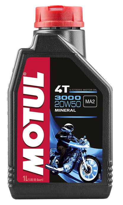 Motul 107318 3000 4T Oil - 20W50 - 1L.