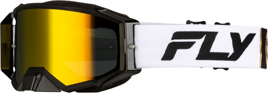 White/Black/Gold / Gold Mirror/Smoke Lens