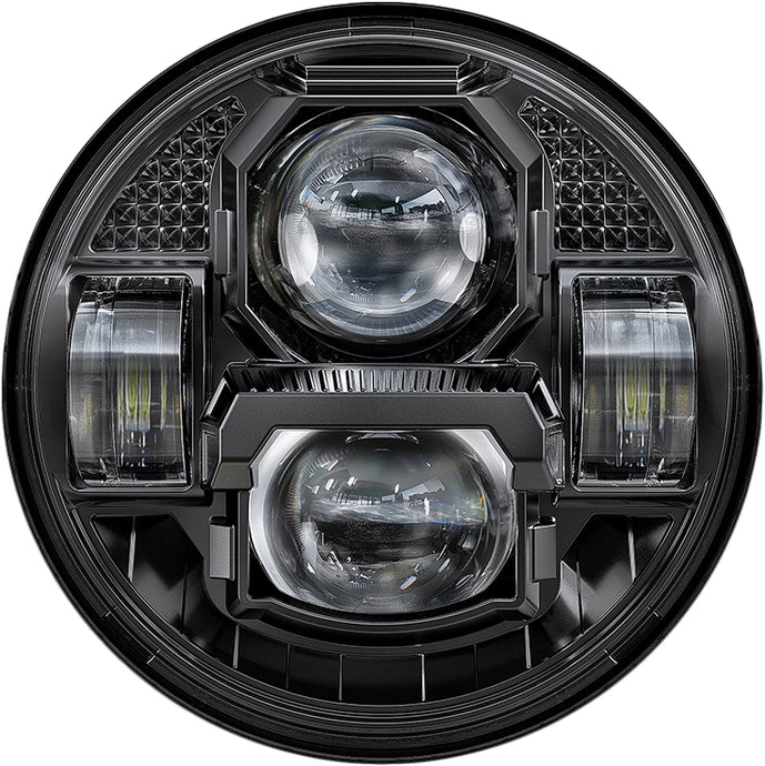 Pathfinder UV5B Rugged Ultra View Headlight - 5.75in. - Black