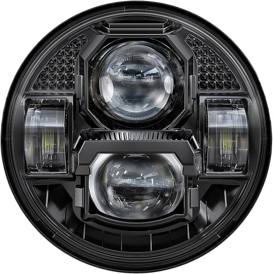 Pathfinder UV5B Rugged Ultra View Headlight - 5.75in. - Black