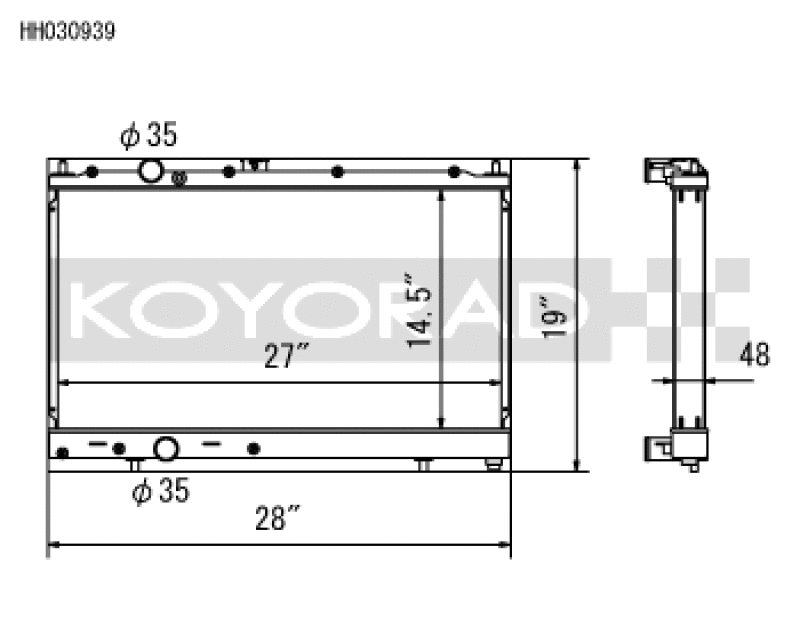 Load image into Gallery viewer, Koyo HH030939 KOY Racing Radiators
