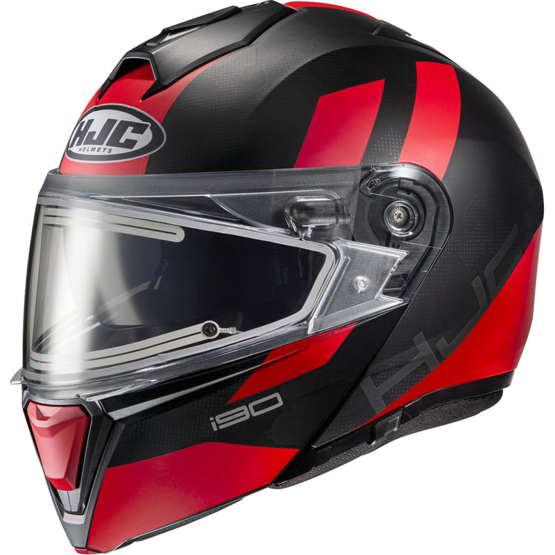Load image into Gallery viewer, Hjc i90 Syrex Helmet (X-Large, Semi-Flat Red (MC-1SF))
