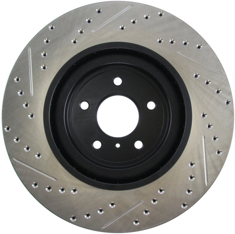 Load image into Gallery viewer, Stoptech 127.42100L ST Slot &amp; Drill Brake Rotors
