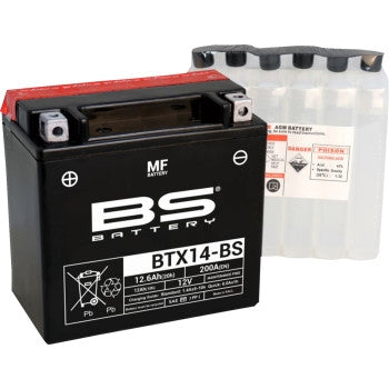 Bs Battery 300604 MF AGM Maintenance-Free Battery