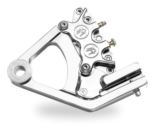 Performance Machine 1268-0052-CH Classic Rear Brake Caliper Kit - Chrome