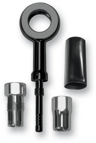 Magnum 492200 Build Your Own Brake Line - 12mm 180 Degree Black Chrome Banjo w/ Stainless Fittings