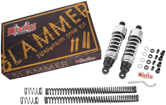 Burly Brand B28-1003 Slammer Suspension Drop Kit - Chrome