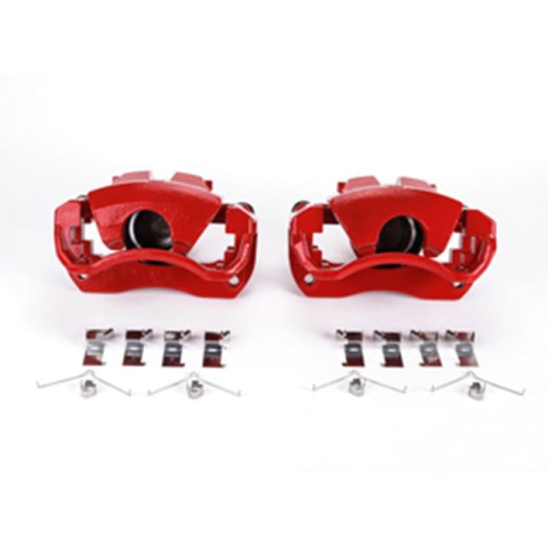 Load image into Gallery viewer, Powerstop S3128 PSB Red Calipers
