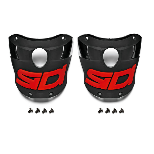 Sidi 315 Rex Shin Plate - Black/Red