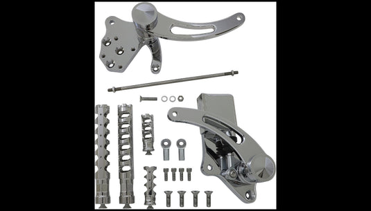 Accutronix FC103-KSAKC Muzzle Brake Forward Control - Chrome - 1in. kickback