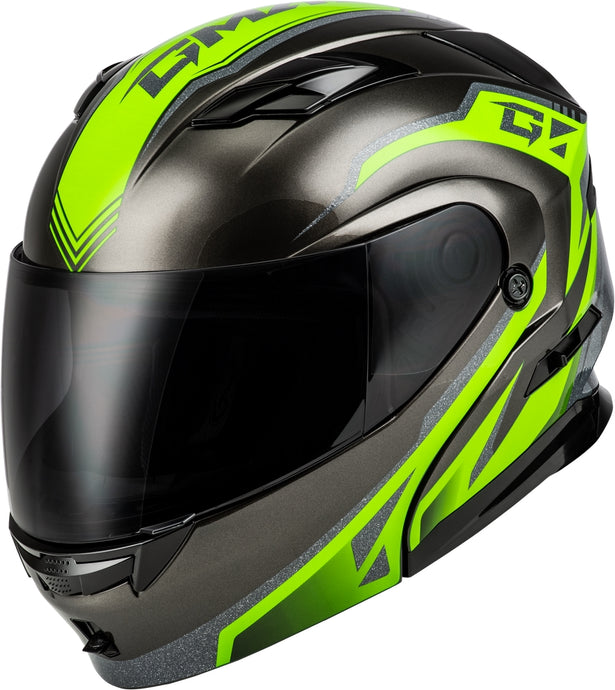 Black/Silver/Green Metallic