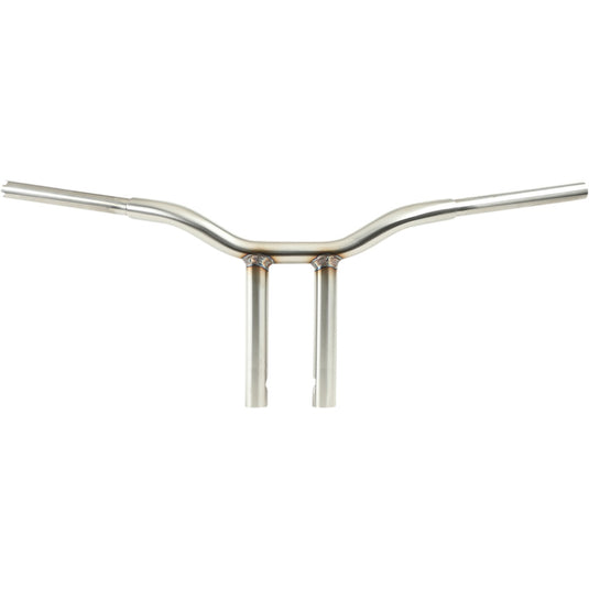 La Choppers LA-7337-12SS 1-1/4in. Straight Risers for Welded Kage Fighter T-Bars - Stainless Steel