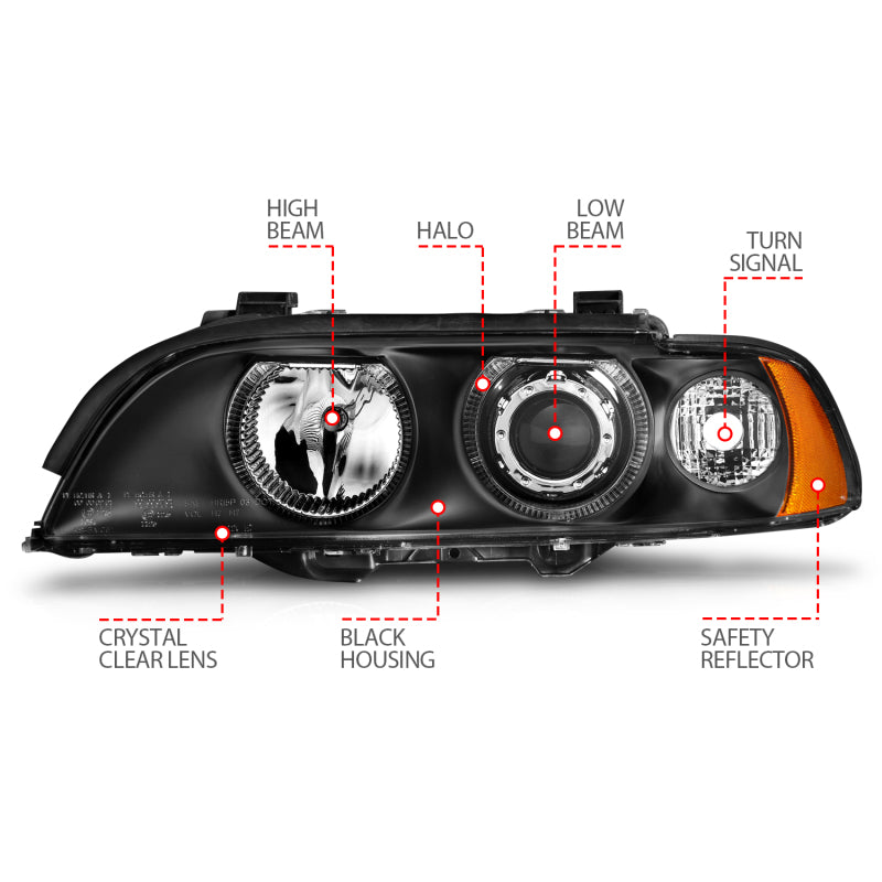 Load image into Gallery viewer, Anzo 121017 ANZ LED/Projector Headlights
