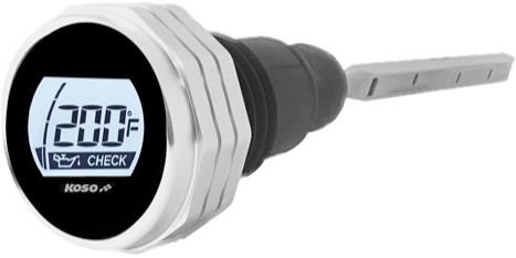 Koso North America BA053111 Oil Dipstick - Silver Face