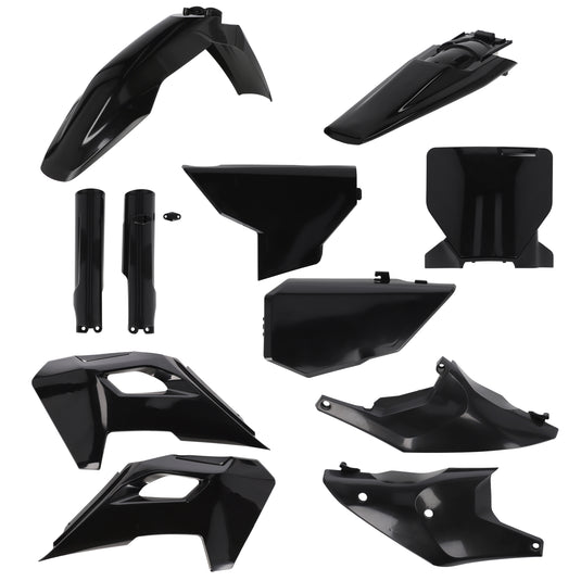Acerbis 2986610001 Full Plastic Kit - Black