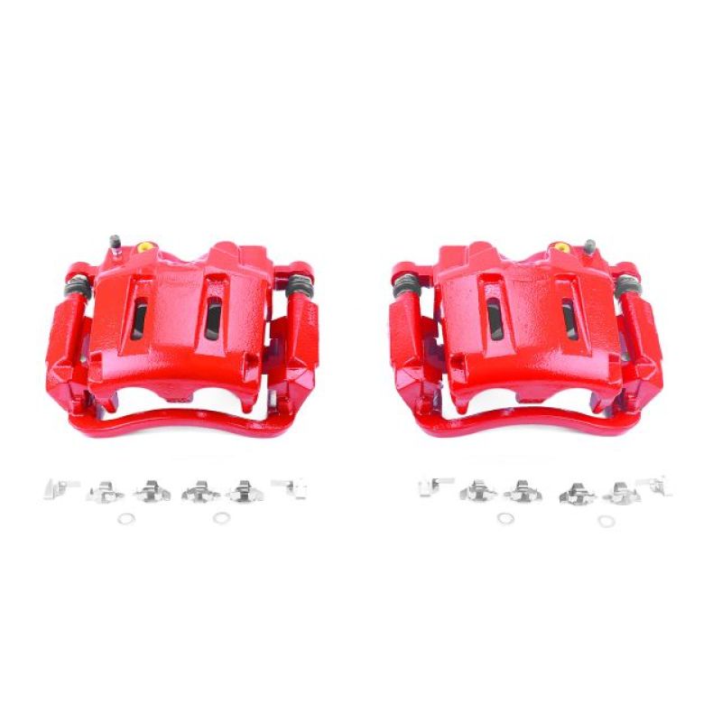 Load image into Gallery viewer, Powerstop S5022 PSB Red Calipers

