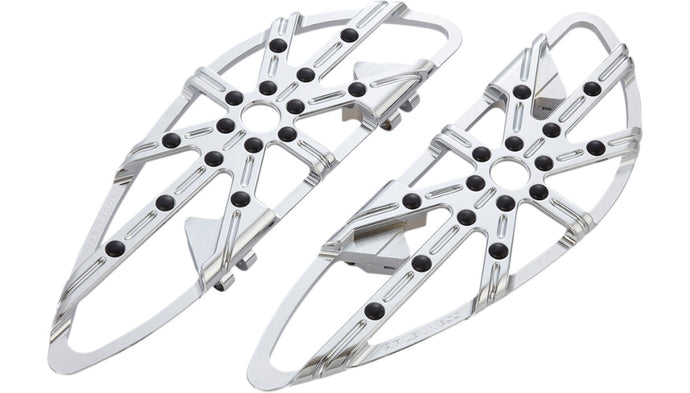 Arlen Ness 410-006 10-Gauge Driver Floorboard - Chrome