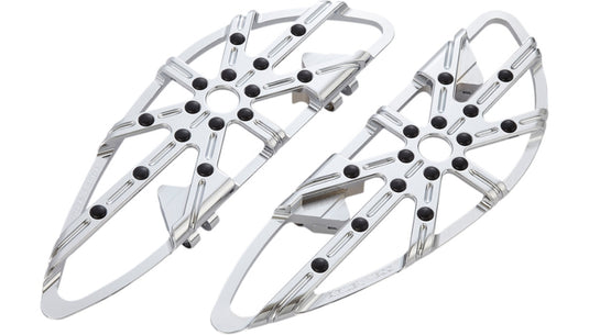 Arlen Ness 410-006 10-Gauge Driver Floorboard - Chrome